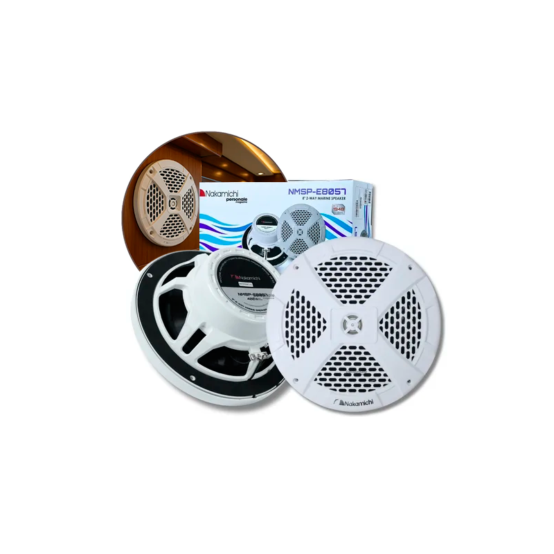 Alto Falante 8'' Naútico 80W RMS 4 Ohms NMSP-E82057 Nakamichi (Par)